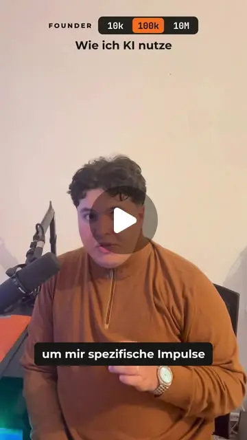 Reel cover: Tarik speaking into a microphone, headed “How I use AI”.